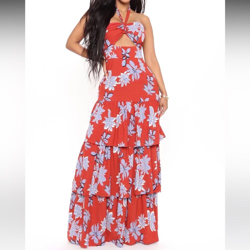 NEW floral maxi dress